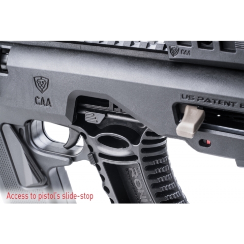 Micro Roni G4 Stock-Access Pistol Slide Stop