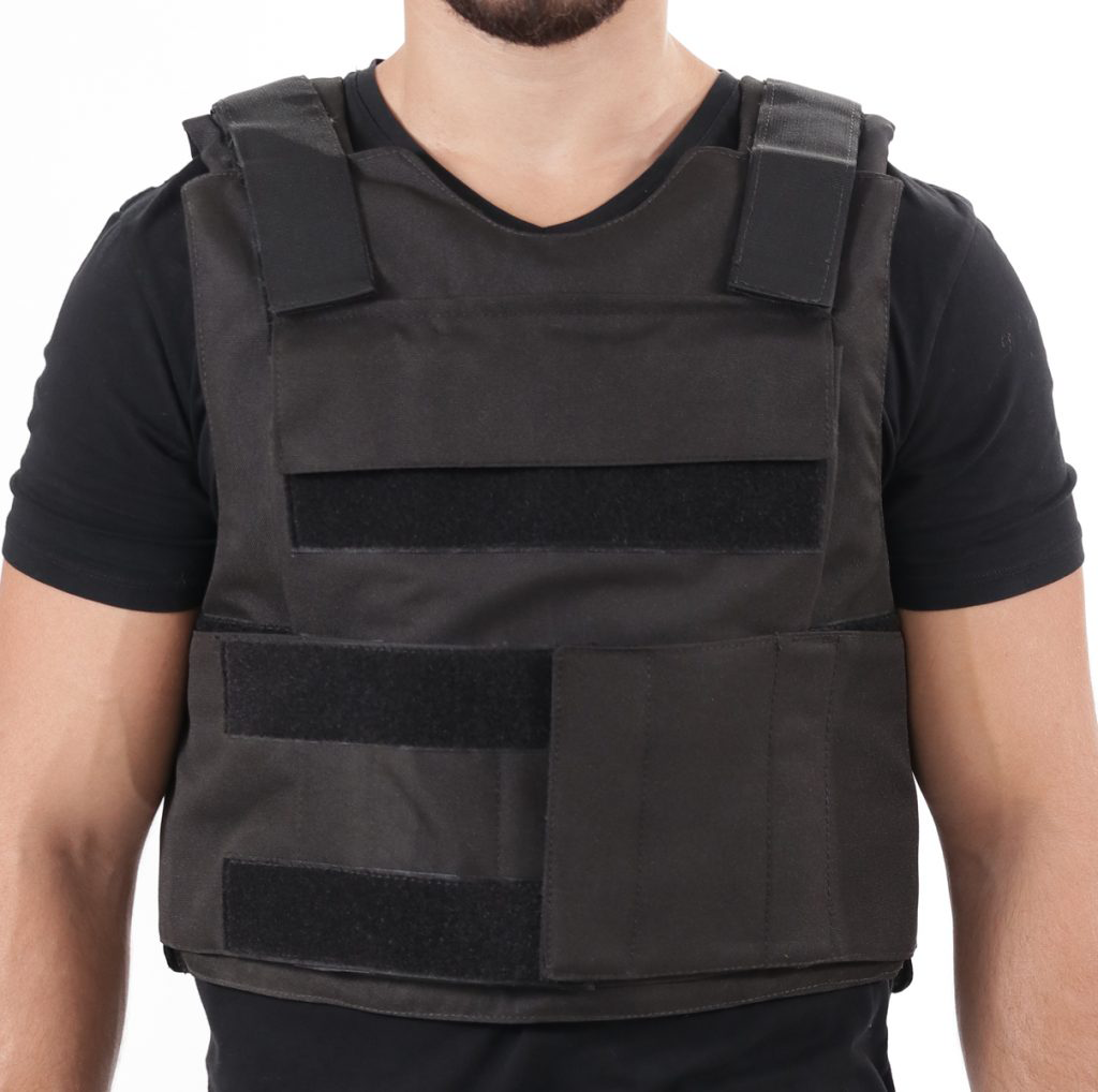 External Bulletproof Vest Black